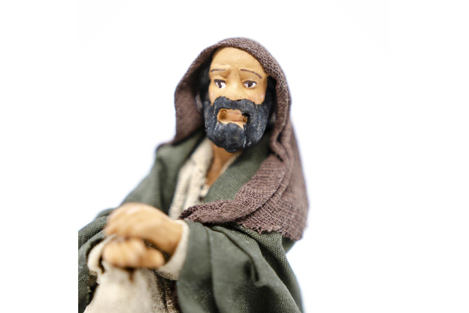 Terracotta fissa 10 cm - Statue Presepe, Fisse Vestite - 10 cm