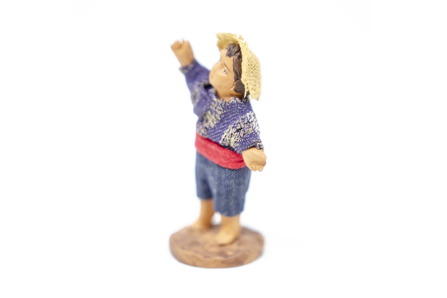  Bambino che Indica h 10 cm -