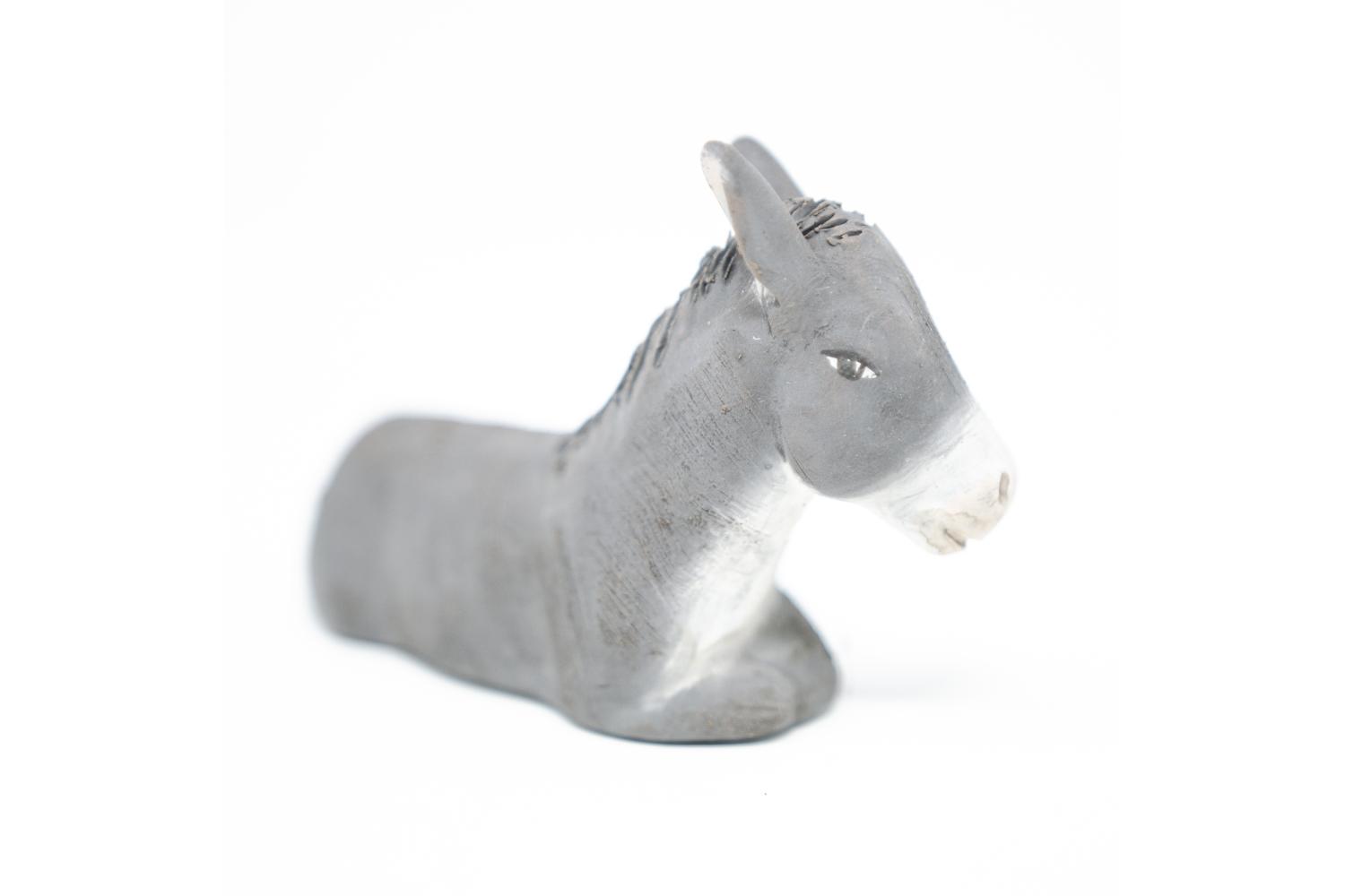 ASINO TERRACOTTA 12 CM - Fisse Vestite - 12 cm
