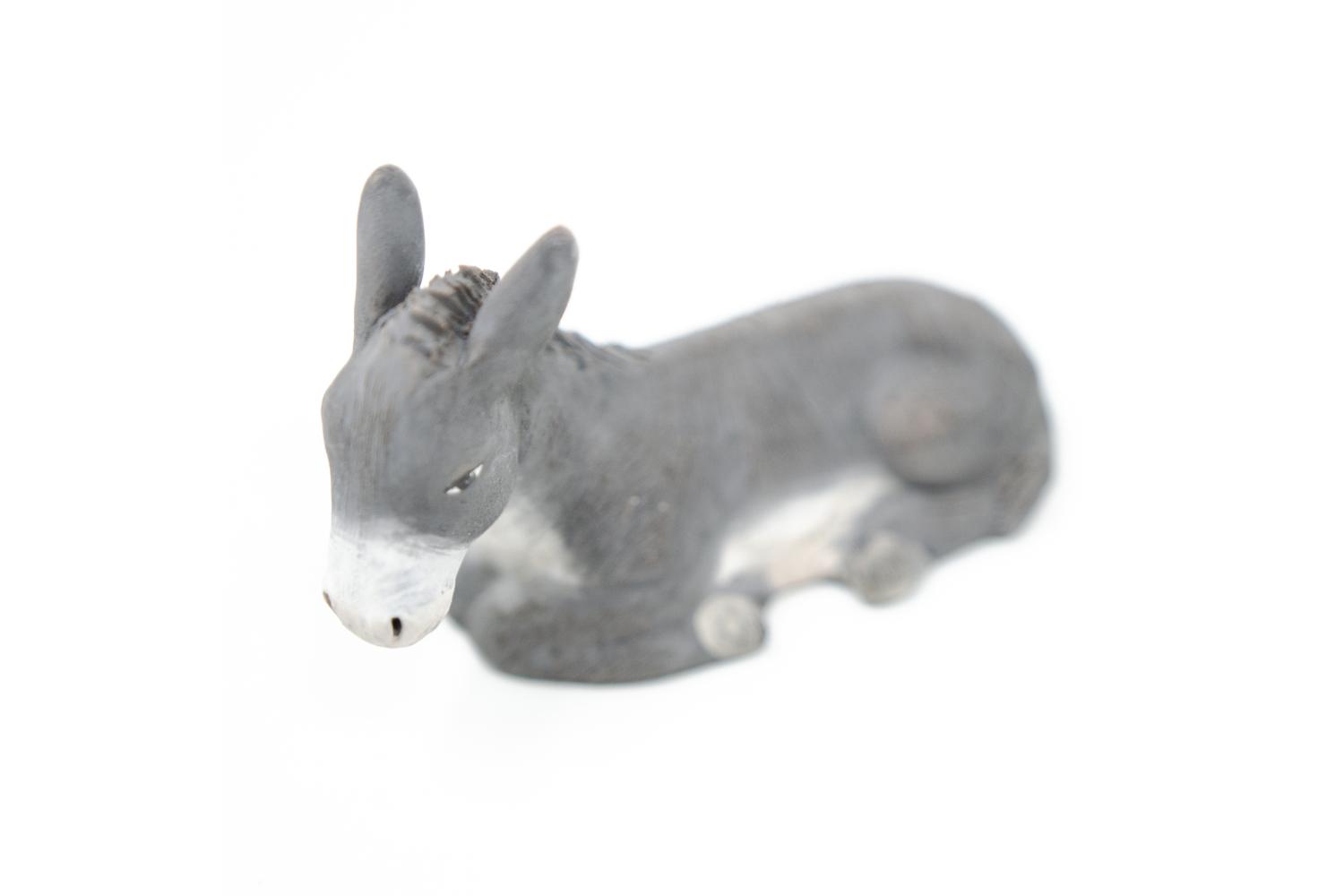 ASINO TERRACOTTA 12 CM - Fisse Vestite - 12 cm