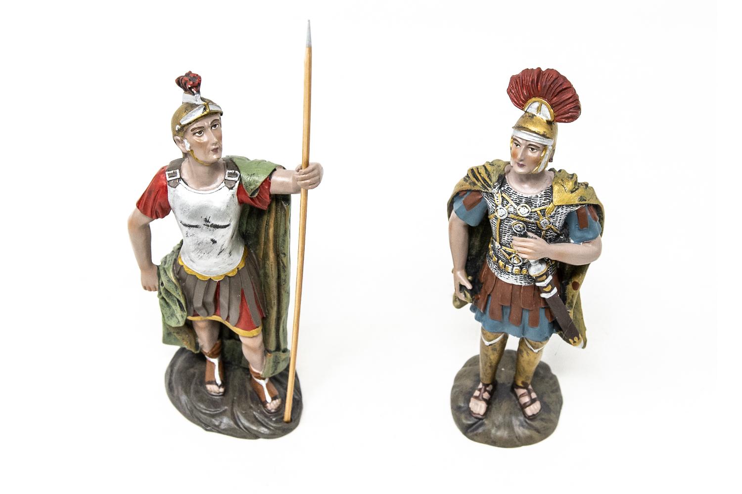 Soldati con Spada e Lancia - Soldati Romani Altezza 15 cm - Soldati Romani