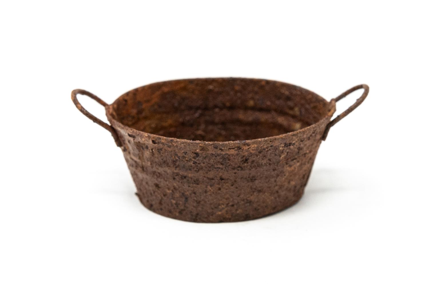 Tinozza Ovale - Ruggine Ø 3 cm - Ruggine