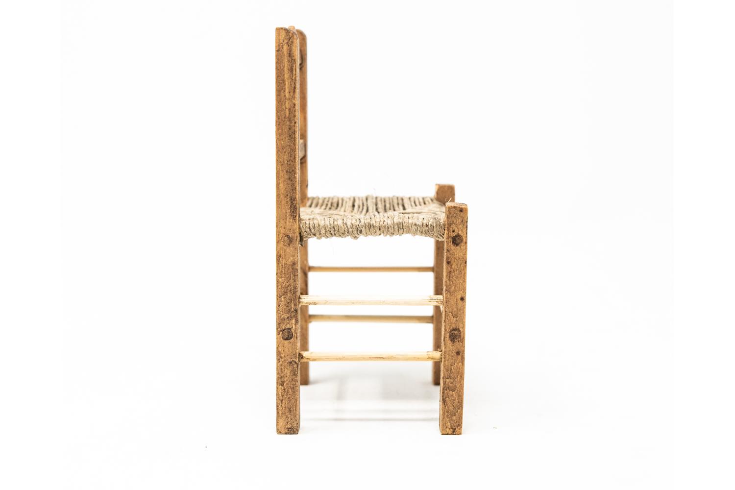Sedia in Legno - Arredamento H 6.0 cm - Arredamento