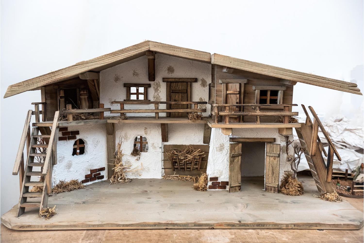 Capanna presepe completa